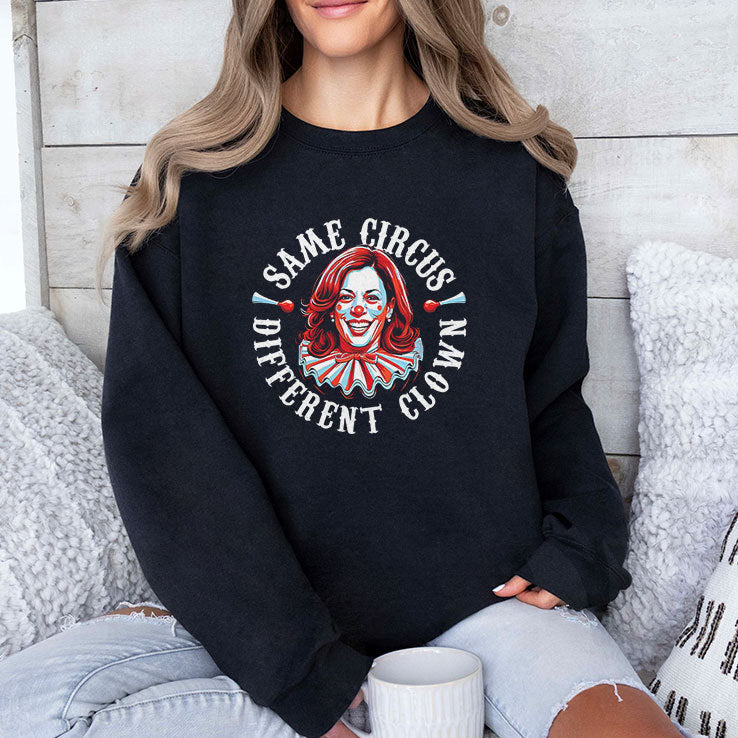 Same Circus Different Clown Funny Kamala Harris Clown Shirt