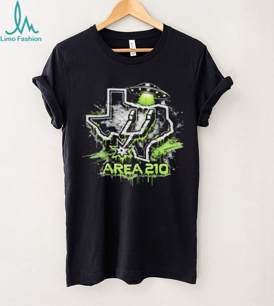 San Antonio Area 210 Texas Alien UFO Basketball T Shirt