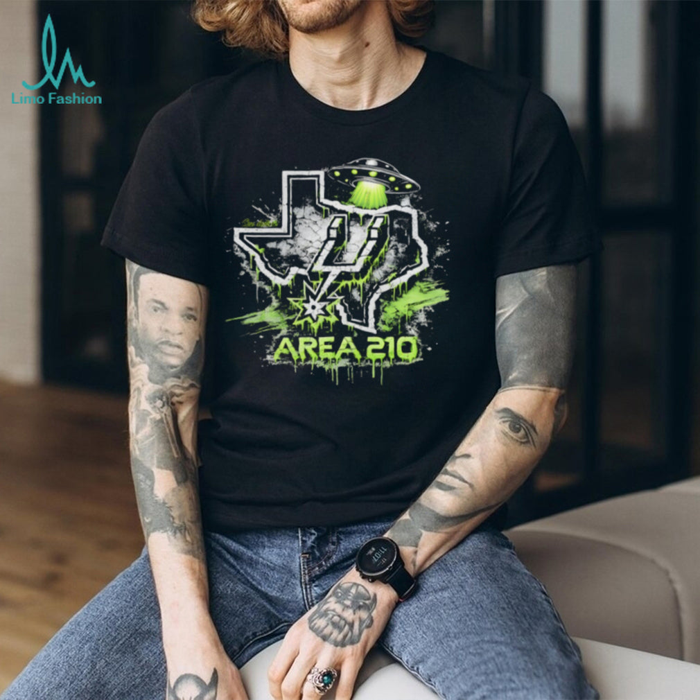 San Antonio Area 210 Texas Alien UFO Basketball T Shirt