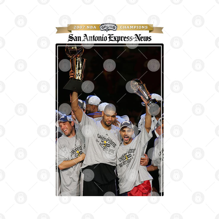 San Antonio Spurs 2007 NBA Finals Dynasty T Shirt