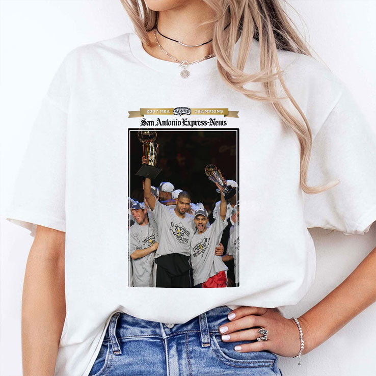 San Antonio Spurs 2007 NBA Finals Dynasty T Shirt