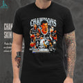 San Antonio Spurs 2026 Western Conference Champions team collage shirt
