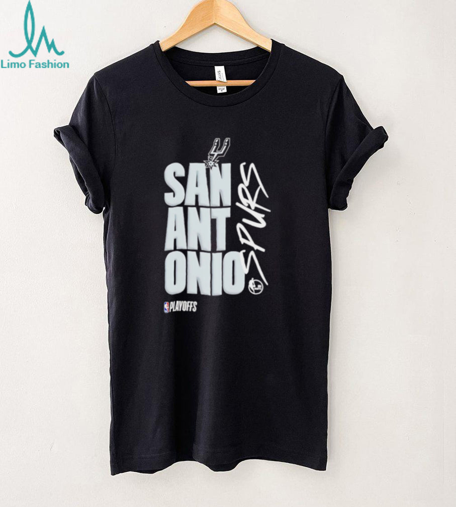 San Antonio Spurs Basketball NBA Playoffs Graphic Print T Shirt