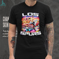 San Antonio Spurs Los Spurs Coyote Mascot Lowrider Custom Graphic T Shirt