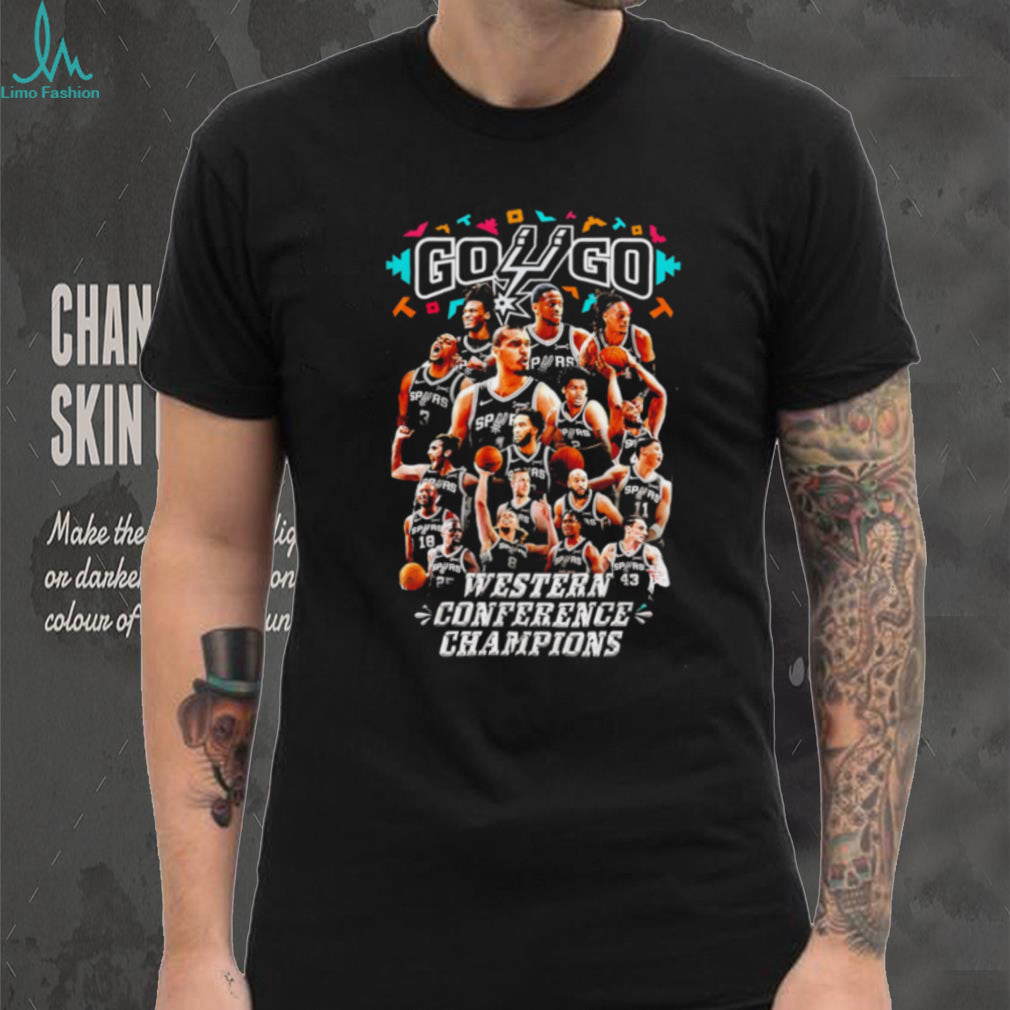 San Antonio Spurs NBA Western Conference Champions 2026 go go shirt