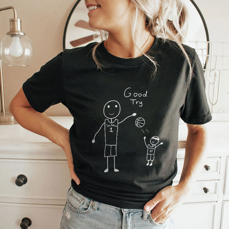 San Antonio Spurs Victor Wembanyama Good Try T Shirt