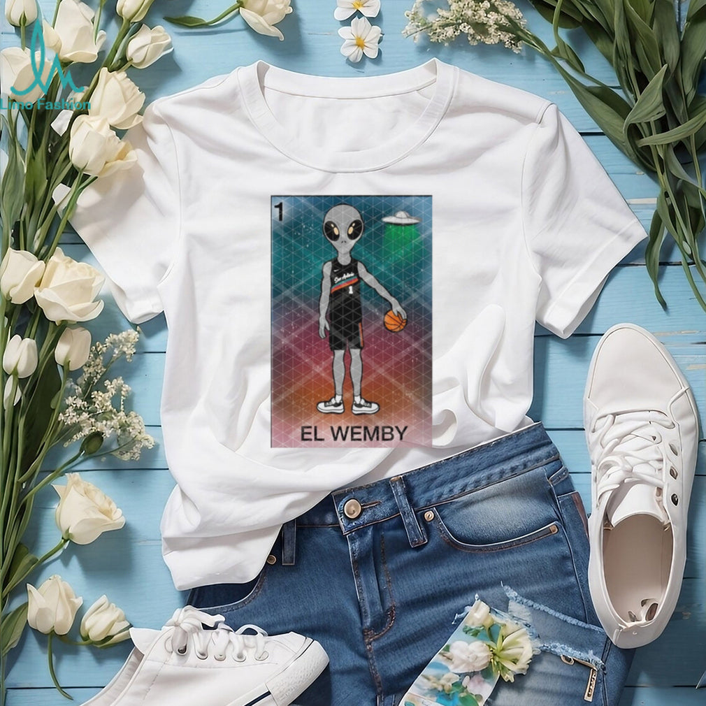 San Antonio Victor Wembanyama El Wemby Alien Basketball T Shirt