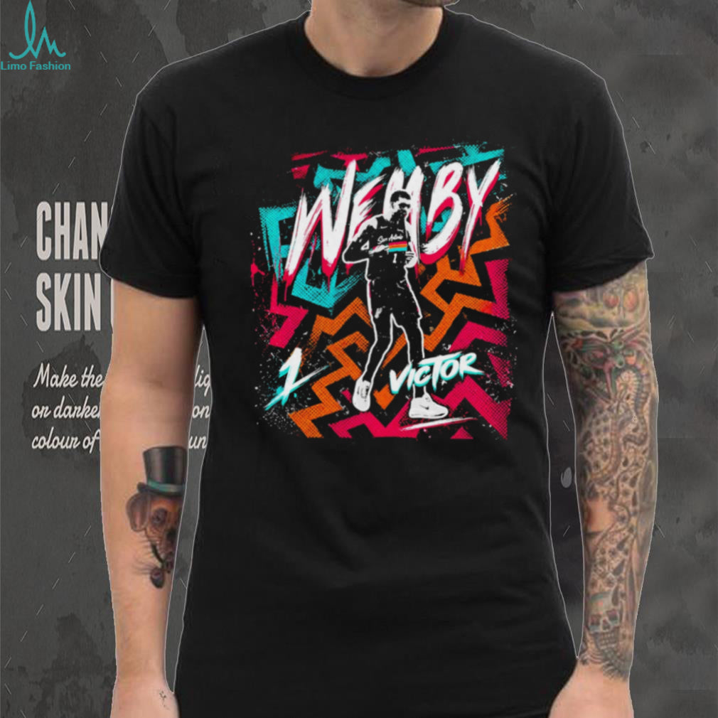 San Antonio Victor Wembanyama Graphic Basketball Fan T Shirt
