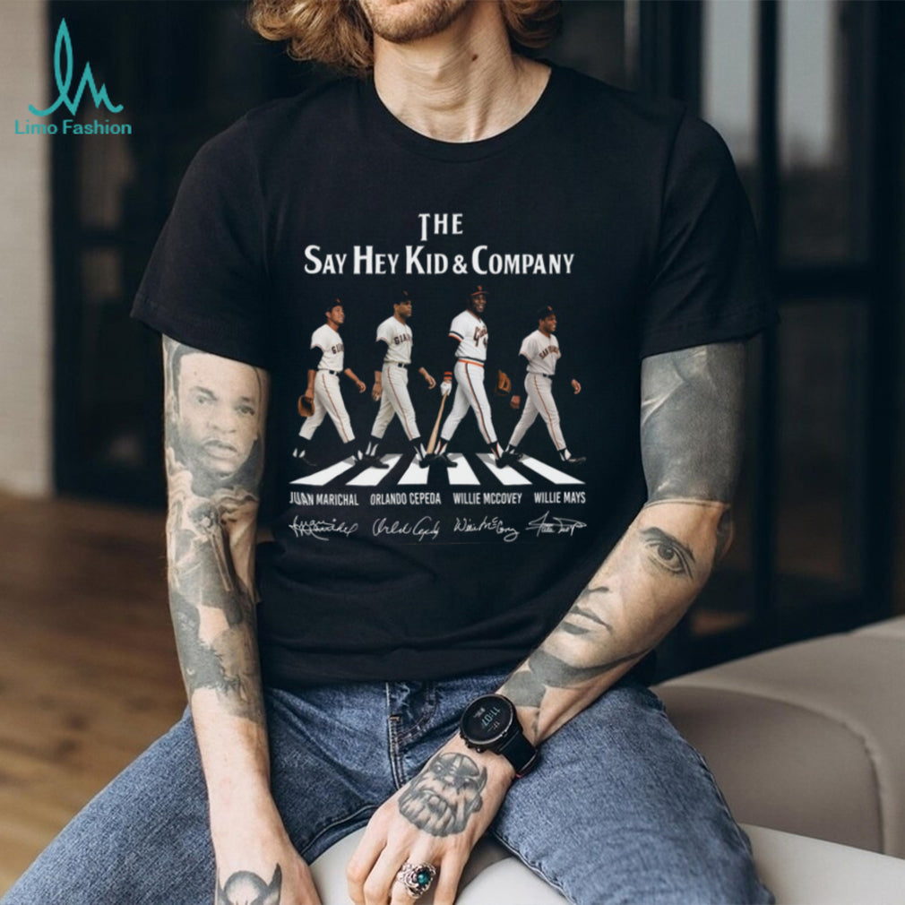 San Francisco Giants Say Hey Kid Company Baseball History Retro Style Men Fans Shirt