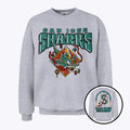 San Jose Sharks Blue84 2025 Lunar New Year Sweatshirt