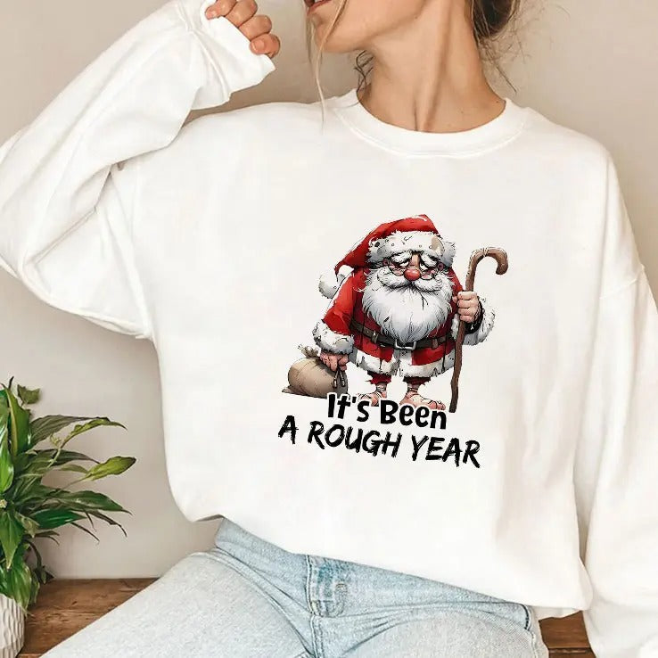 Santa Claus It’s Been A Rough Year T Shirt