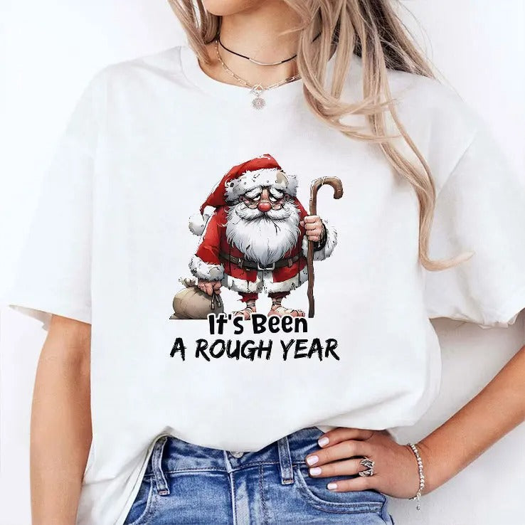 Santa Claus It’s Been A Rough Year T Shirt