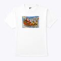 Santa Sleigh Reindeer Christmas T Shirt