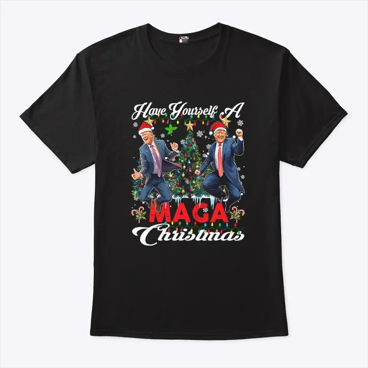 Santa Trump Have Yourself A Maga Christmas Shirt