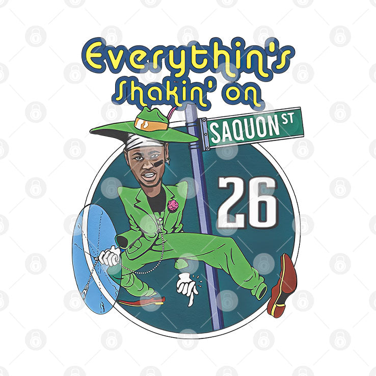 Saquon Everythin’s Shakin’ On Saquon St 26 T Shirt