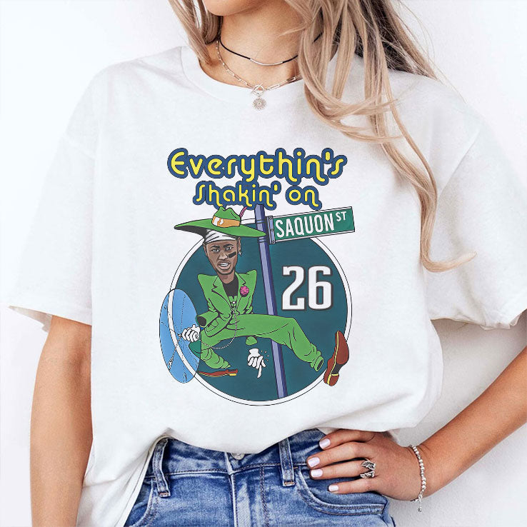 Saquon Everythin’s Shakin’ On Saquon St 26 T Shirt
