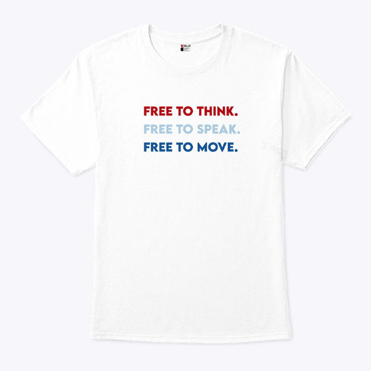 Sara J. Higdon Free To Think Free To Speak Free To Move Shirt