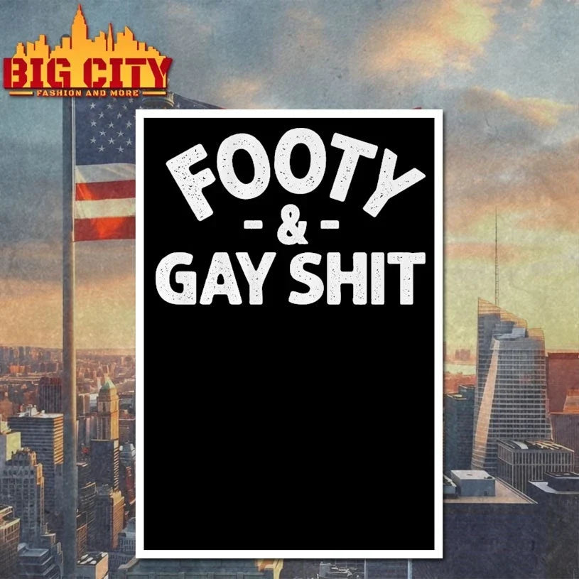 Sarah Spain Footy &amp; Gay Shit t-shirt