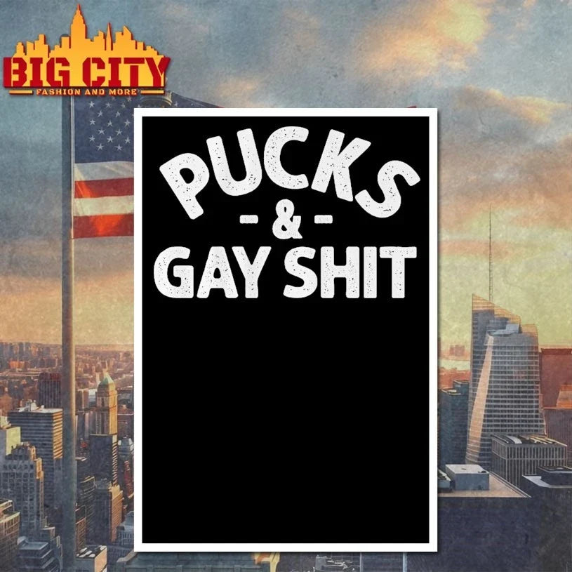 Sarah Spain Pucks &amp; Gay Shit t-shirt