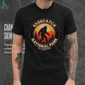 Sasquatch National Park Est Unknown Retro Sunset Bigfoot T Shirt