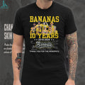 Savannah Bananas 10 Years Anniversary Signature Memories T Shirt