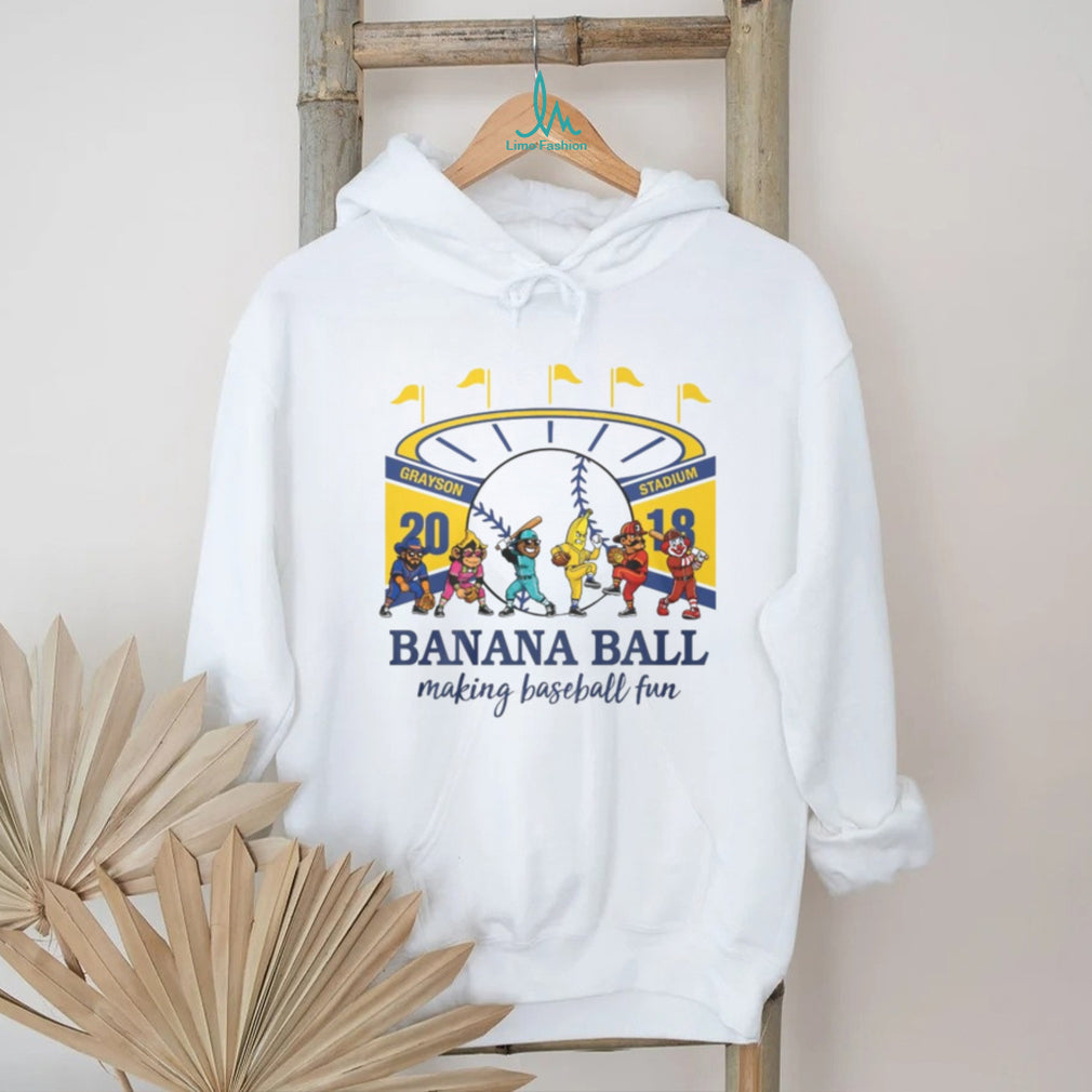 Savannah Bananas Banana Ball Making Baseball Fun Grayson Stadium T Shirt