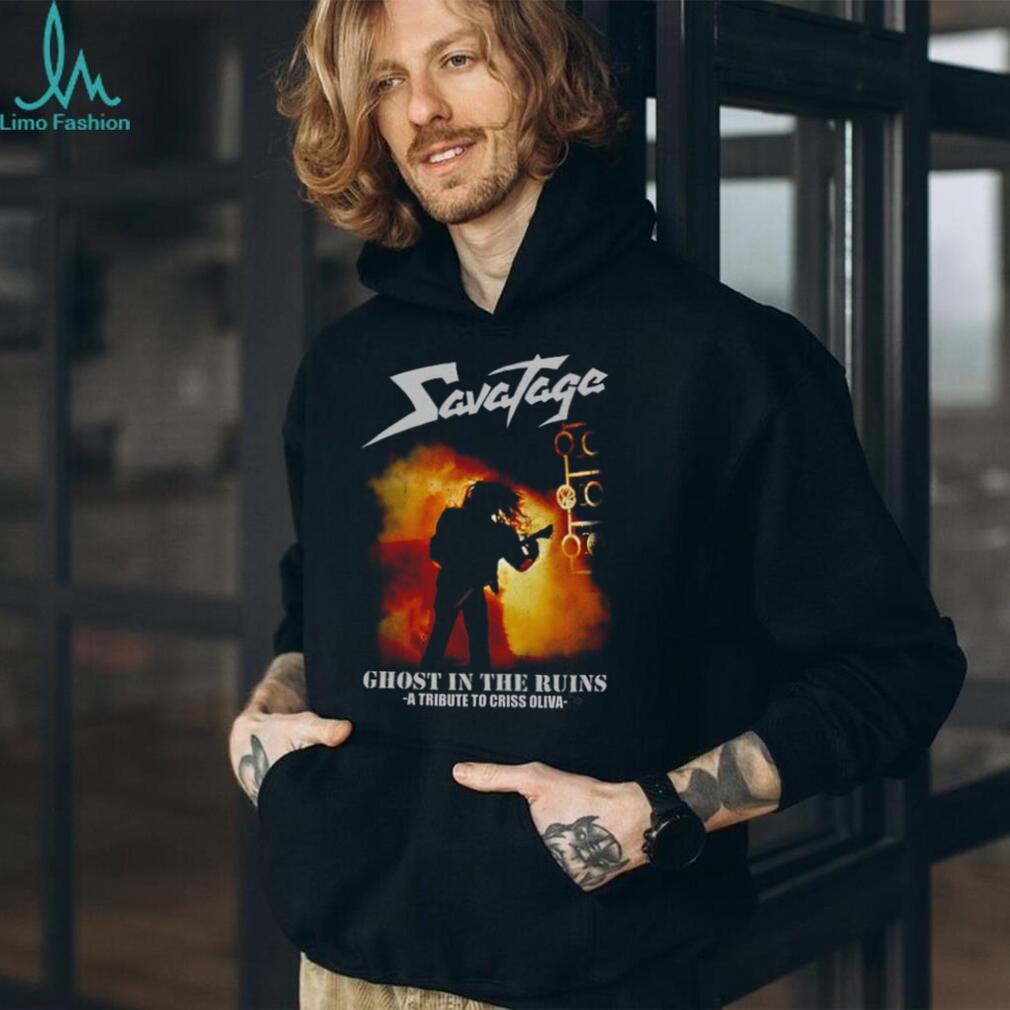 Savatage Ghost In The Ruins Criss Oliva Tribute T Shirt