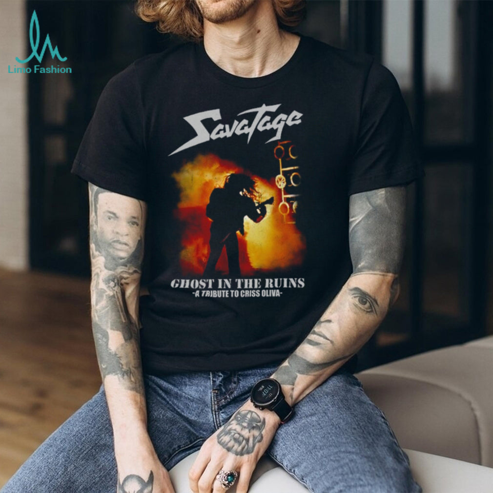 Savatage Ghost In The Ruins Criss Oliva Tribute T Shirt