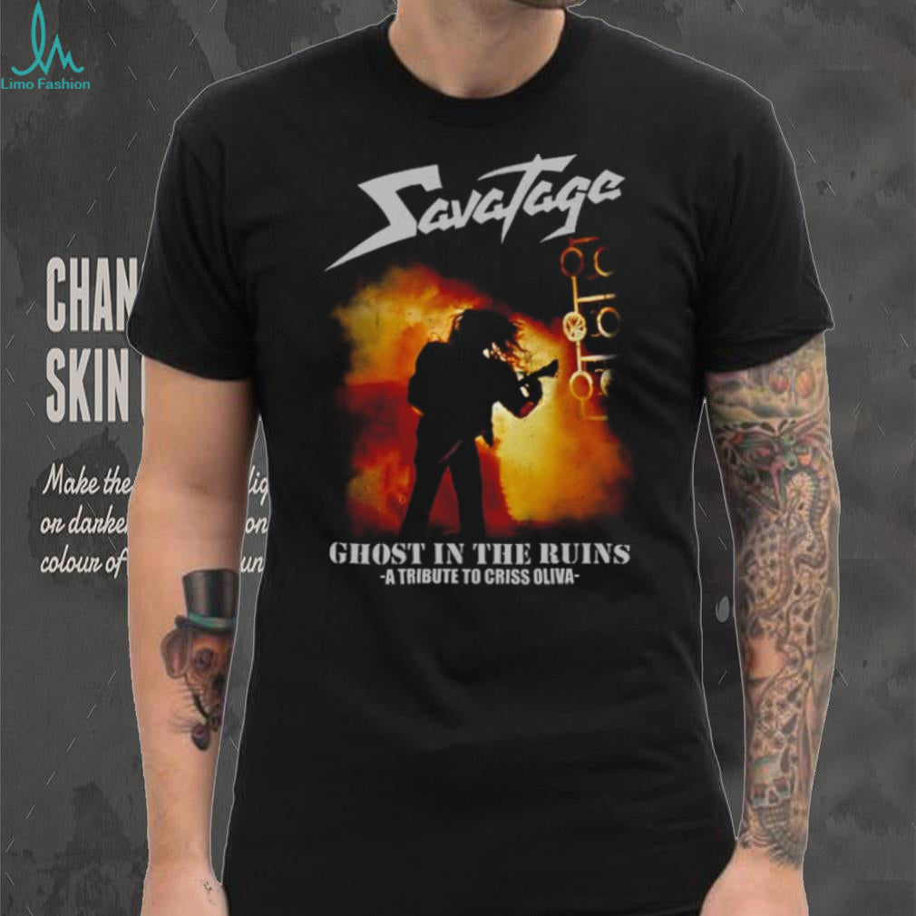 Savatage Ghost In The Ruins Criss Oliva Tribute T Shirt