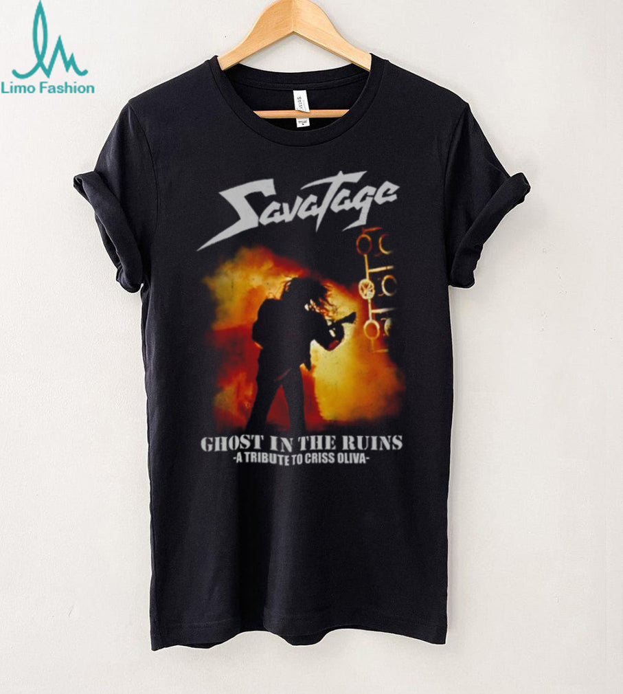 Savatage Ghost In The Ruins Criss Oliva Tribute T Shirt