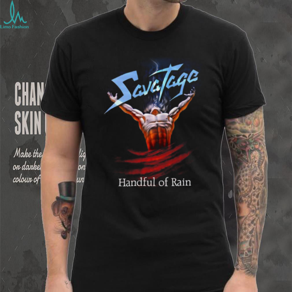 Savatage Handful of Rain Album Art Lighting Strike T Shirt