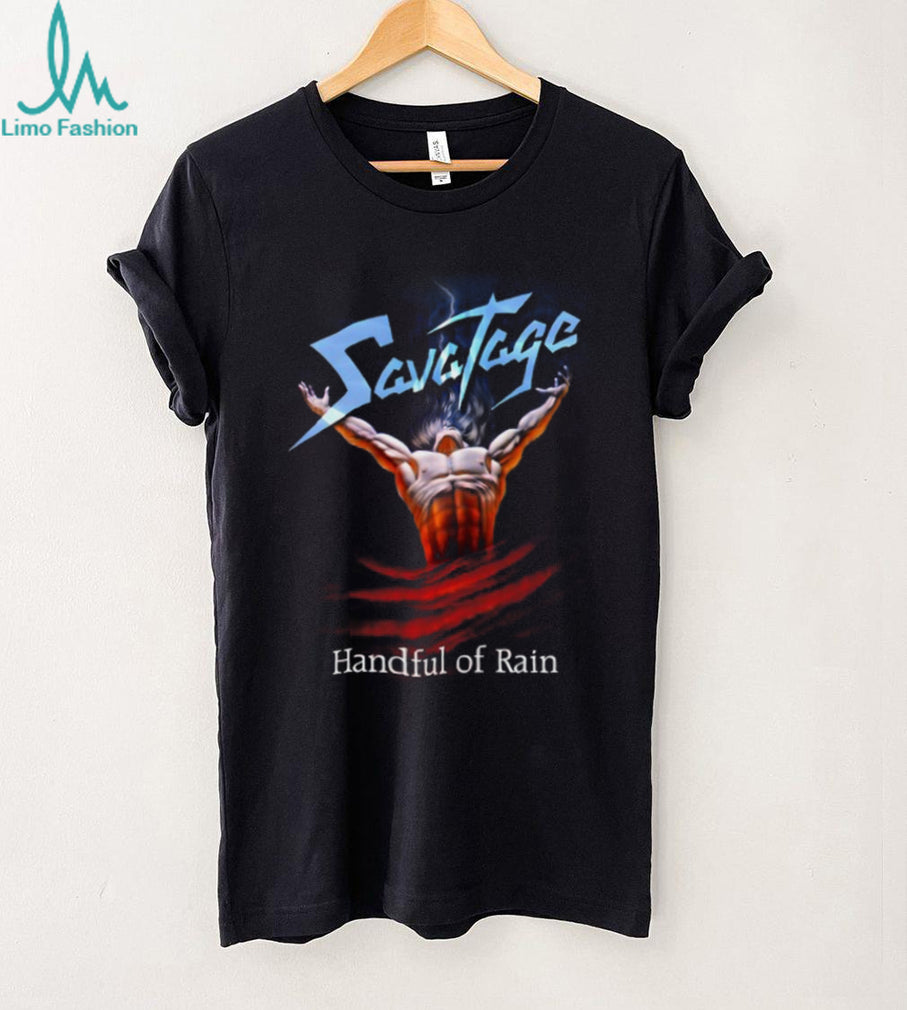 Savatage Handful of Rain Album Art Lighting Strike T Shirt