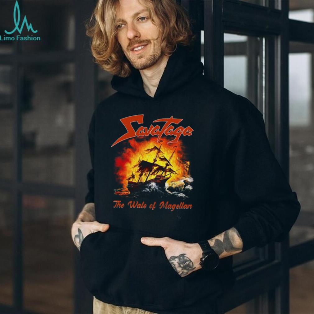 Savatage The Wake of Magellan Heavy Metal Album Cover Art T Shirt