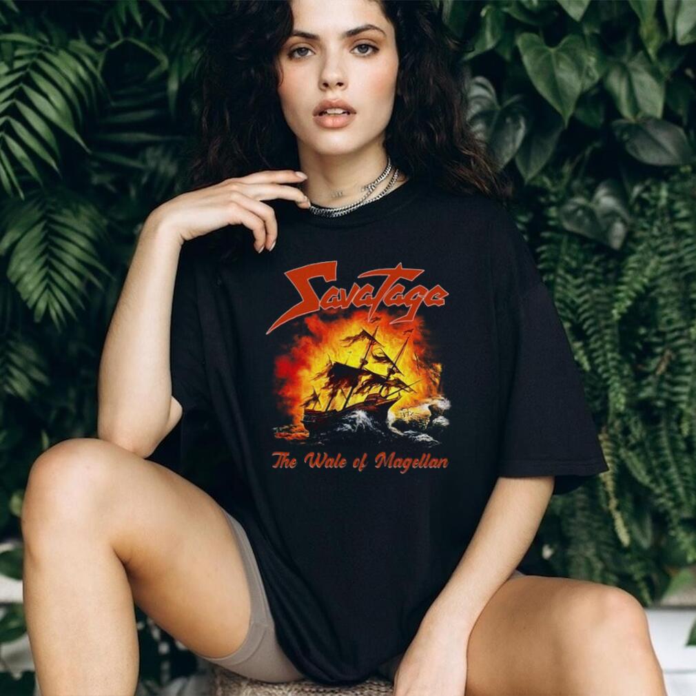 Savatage The Wake of Magellan Heavy Metal Album Cover Art T Shirt