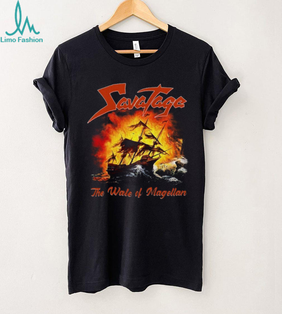 Savatage The Wake of Magellan Heavy Metal Album Cover Art T Shirt