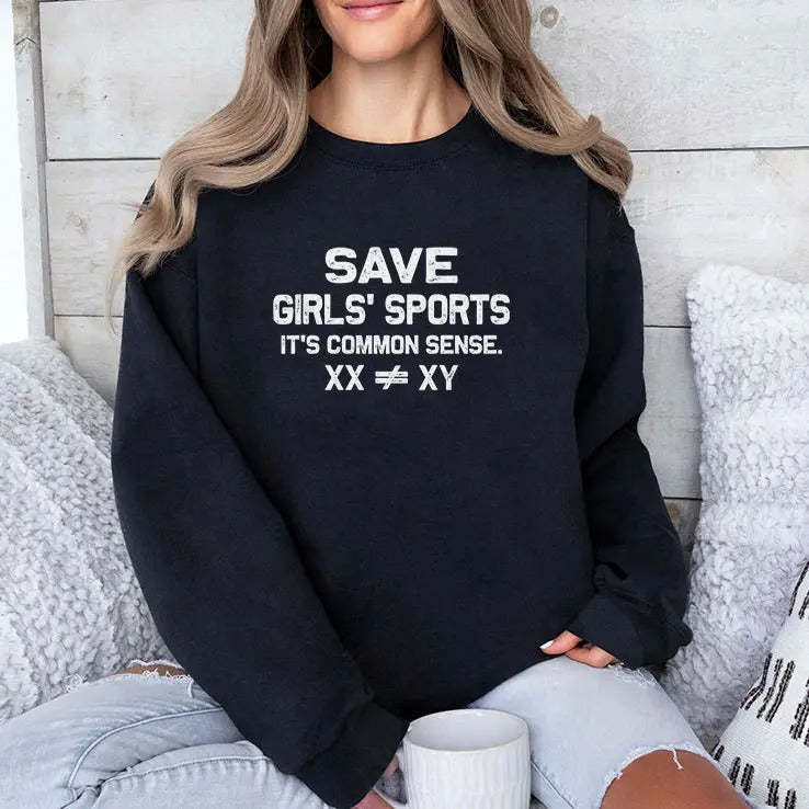 Save Girls’ Sports It’s Common Sense XX Different From XY Shirt