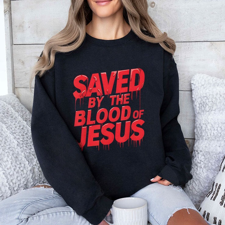 Saved By The Blood Of Jesus Shirt
