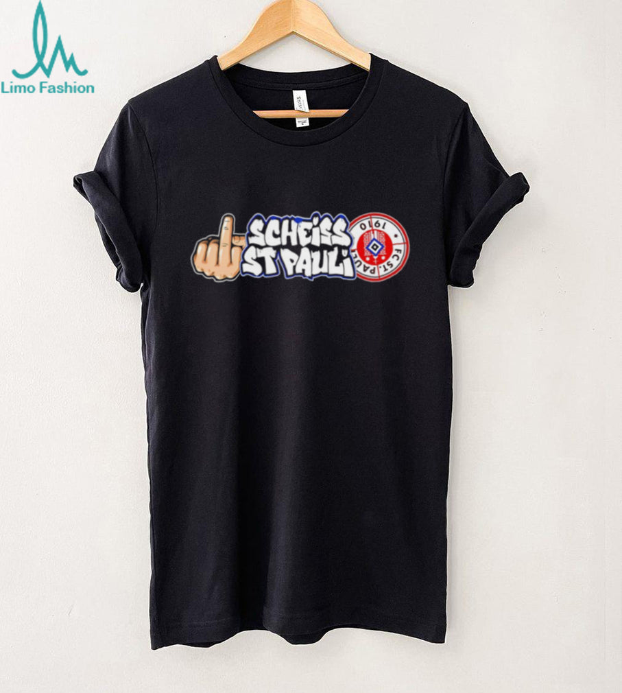 Scheiss St. Pauli Anti Fan Football Club Parody T Shirt