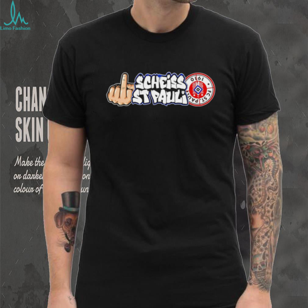 Scheiss St. Pauli Anti Fan Football Club Parody T Shirt