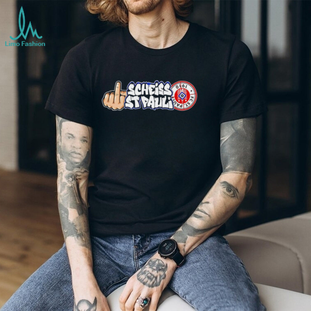 Scheiss St. Pauli Anti Fan Football Club Parody T Shirt