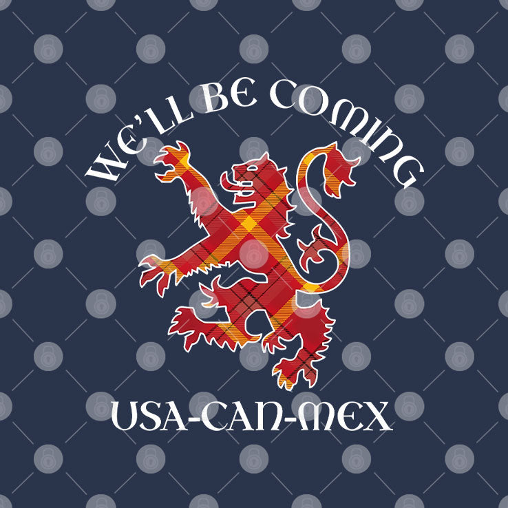Scotland We’ll Be Coming On Tour World Cup 2026 T Shirt