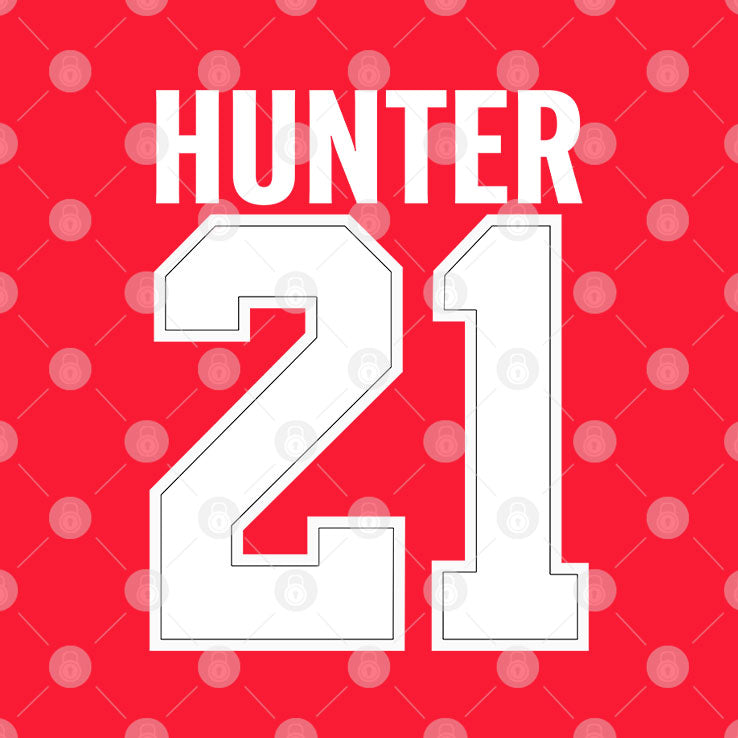 Scott Hunter 21 New York Admirals Estd 1926 Shirt
