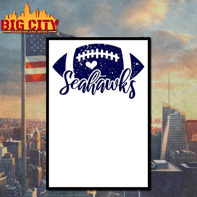 Seahawks with Ball Shirt