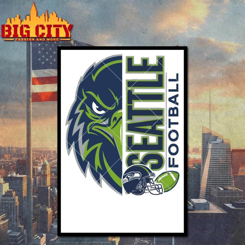 Seattle Football Hawk Mascot Shirt