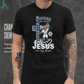 Seattle Mariners Fan Gear Mariner Moose Mascot Jesus in my Heart Christian Baseball T Shirt