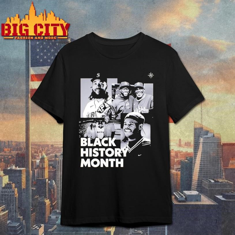 Seattle Mariners Ken Griffey Jr Black History Month Shirt
