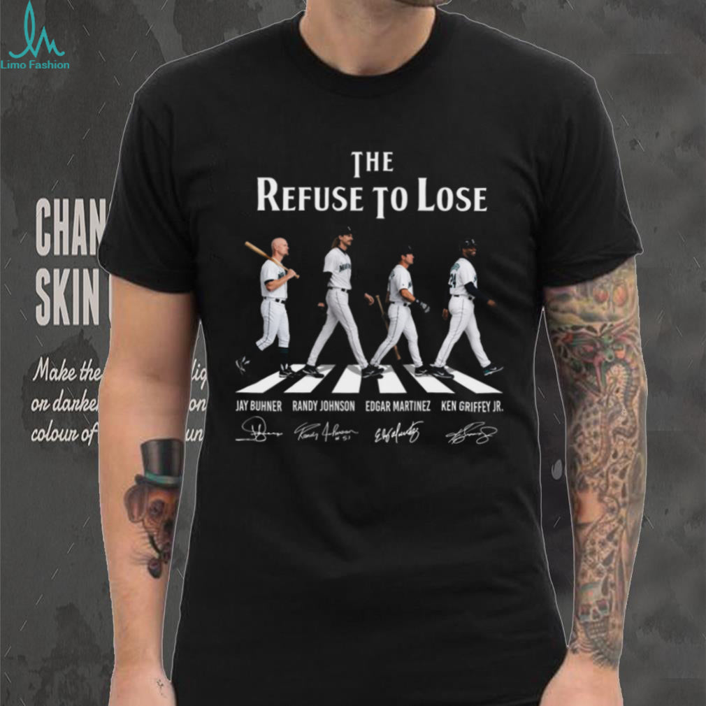 Seattle Mariners Refuse To Lose Baseball Team Iconic Stars Vintage Retro Fan Men Shirt