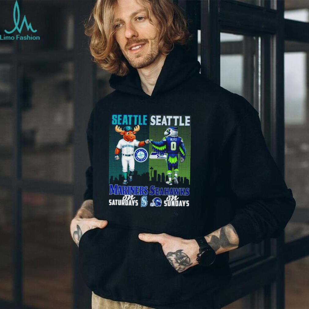 Seattle Mariners and Seahawks Gameday Mashup T Shirt Seattle Sports Fan T shirt