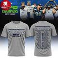 Seattle Seahawk 2025 NFC Champions Locker Room Two Sided Shirt