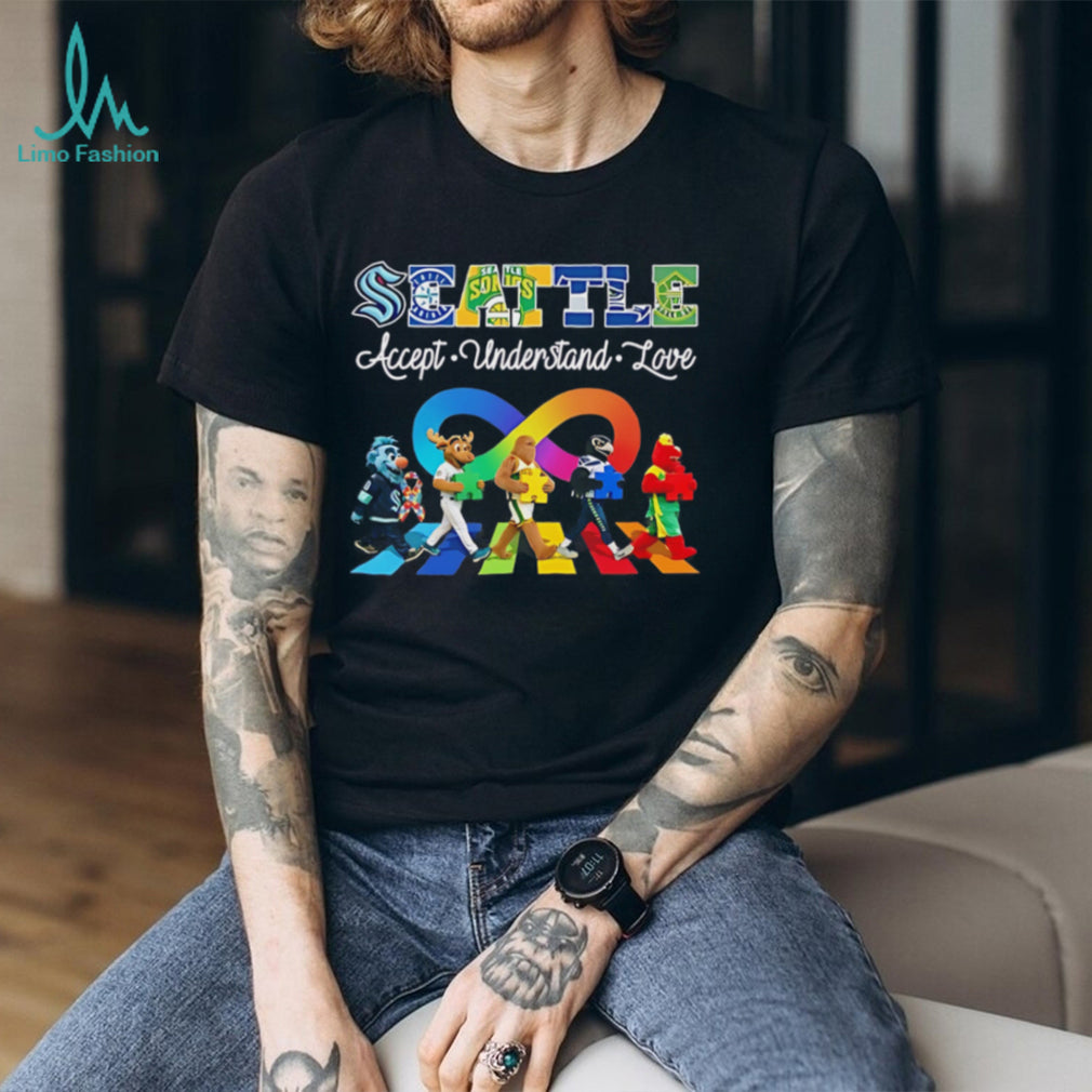 Seattle Sports accept understand love mascot shirt